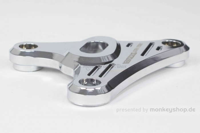 Takegawa Lampenhalterung Aluminium CNC verchromt f. Monkey 125