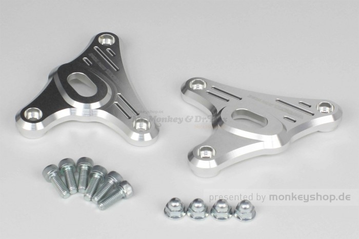 Takegawa Lampenhalterung Aluminium CNC silber eloxiert f. Monkey 125