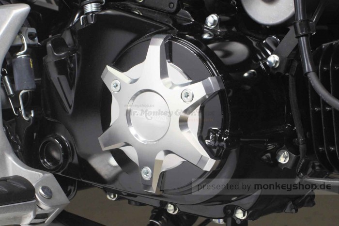 Takegawa Schutz f. Kupplungsdeckel Alu CNC silber eloxiert