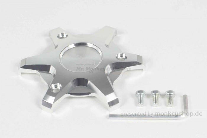 Takegawa Schutz f. Kupplungsdeckel Alu CNC silber eloxiert