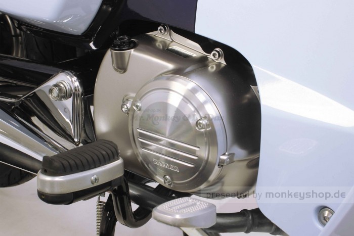Takegawa Schutz f. Kupplungsdeckel Alu CNC silber eloxiert f. MSX + Monkey + Super Cub 125