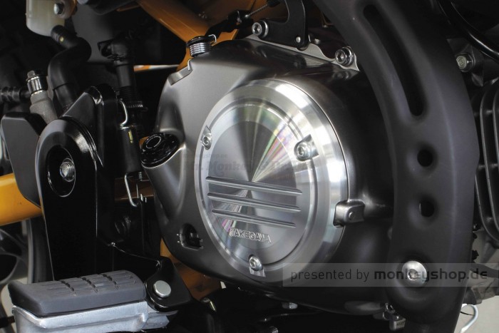 Takegawa Schutz f. Kupplungsdeckel Alu CNC silber eloxiert f. MSX + Monkey + Super Cub 125