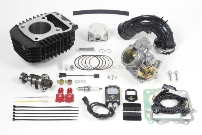 Takegawa Hyper e-Stage N15 143 cc Bore Up Tuning Kit mit FI-Controller & gr. Drosselklappe 2 f. MSX SF (LED)