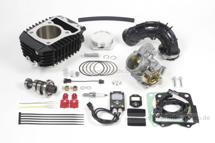 Takegawa Hyper e-Stage N15 181 cc Bore Up Tuning Kit mit FI-Controller 2 & gr. Drosselklappe f. MSX SF (LED)