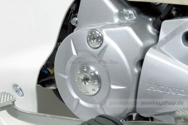 Takegawa Aluminium CNC Schrauben Set Zündungsdeckel silber eloxiert f. Super Cub + Monkey 125