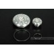 Takegawa Aluminium CNC Schrauben Set Zündungsdeckel silber eloxiert f. Super Cub + Monkey 125