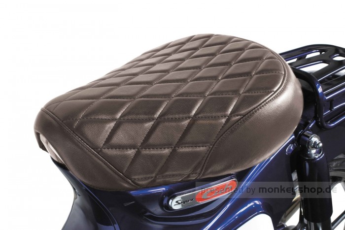 Takegawa Sitzbankbezug DIAMOND gepolstert braun f. Super Cub 125