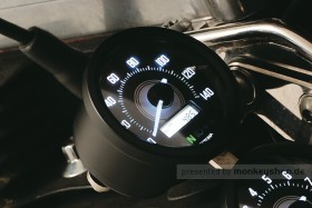 Daytona Velona ø60 Tachometer 140 km/h schwarz