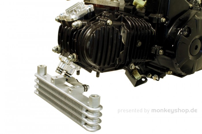 Kitaco Ölkühler Kit 3 Reihen Upper Mount silber/silber f. MSX