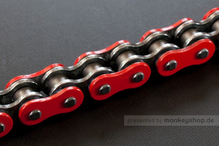 Antriebskette 420 Solid Bushing 106Gl rot