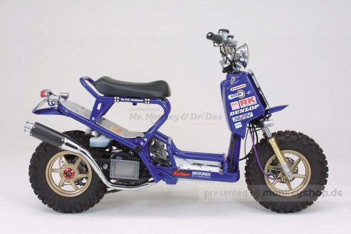 Daytona Rennsport Auspuffanlage Carbon / Chrom f. Zoomer