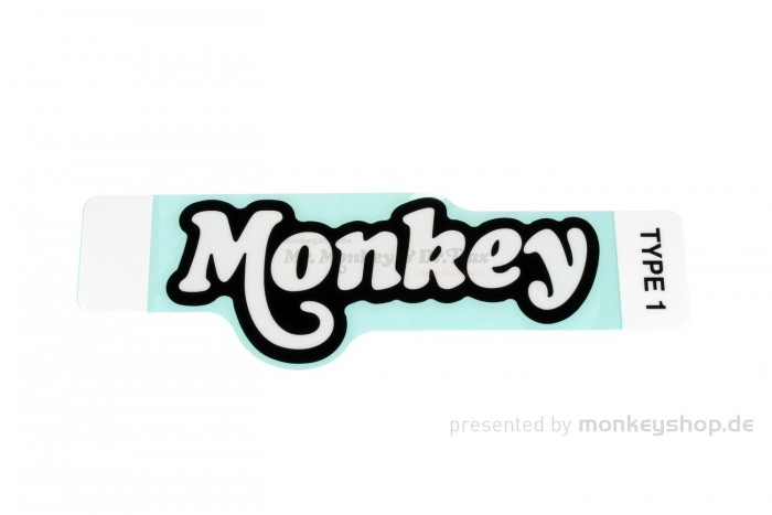 Honda Aufkleber "Monkey" 122x50 mm schwarz f. Monkey 125