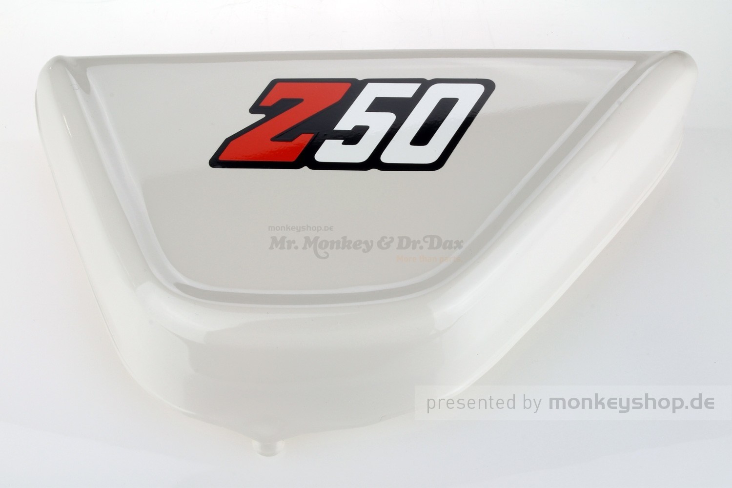 Honda Seitendeckel Aufkleber Emblem schwarz weiß Z50 Monkey f. Monkey Z50