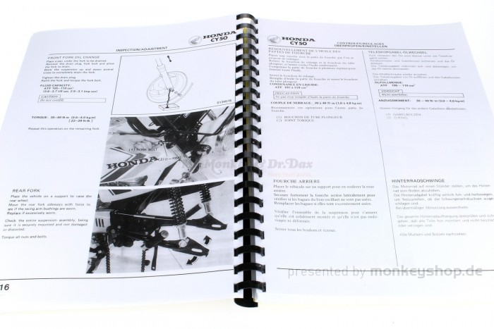 Werkstatt Handbuch f. CY50