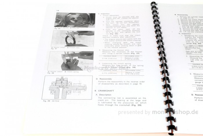 Werkstatt Handbuch f. Honda Z50A Z50J1