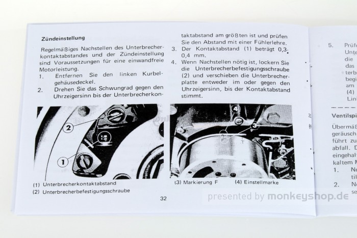 Fahrerhandbuch Honda Z50A