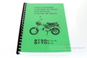 Ersatzteil Handbuch Liste Katalog f. Honda Dax 12V