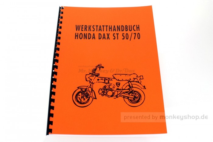 Werkstatt Handbuch f. Honda Dax 6V