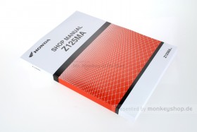 Honda Werkstatt Handbuch Deutsch f. Honda Monkey 125 JB02 2018-2020