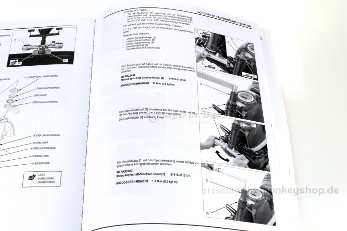 Honda Werkstatt Handbuch f. Honda Monkey 125 Z125MA