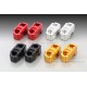 Kitaco obere Lenkerklemmen Set Aluminium gelb eloxiert f. Monkey 125