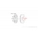 Kitaco obere Lenkerklemmen Set Aluminium gelb eloxiert f. Monkey 125