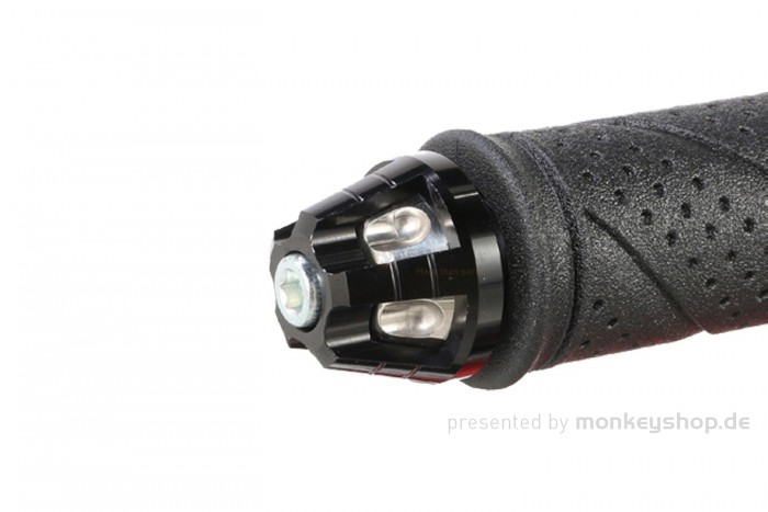 Kitaco Lenkerenden Set Aluminium schwarz eloxiert f. Monkey 125