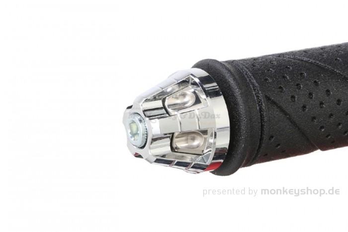 Kitaco Lenkerenden Set Aluminium verchromt f. Monkey 125