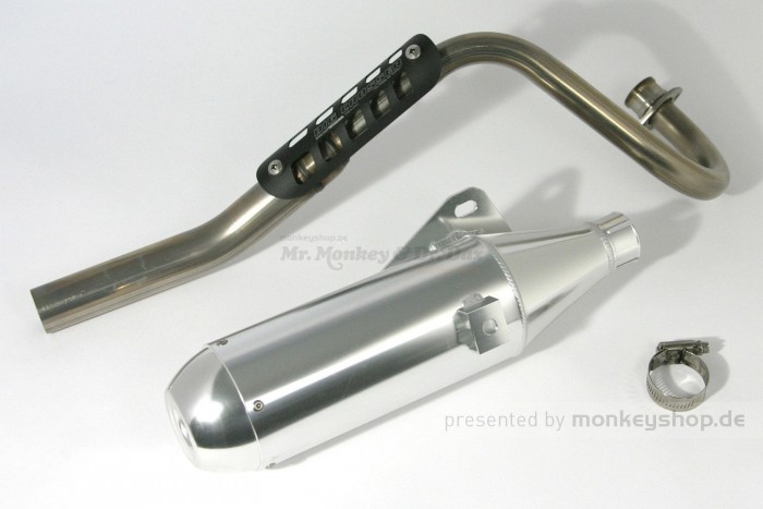 Takegawa Edelstahl / Aluminium Auspuffanlage silber f. CRF50 XR50R