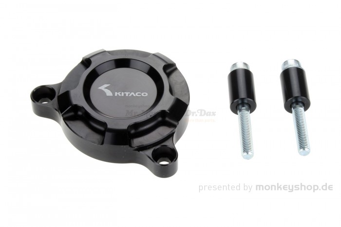 Kitaco E-Starter Deckel Aluminium CNC schwarz eloxiert f. MSX + Monkey 125
