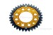 Kettenrad Alu/Stahl 34T hinten gold schwarz f. MSX JC61 JC75 + Monkey 125 JB02 + Dax 125