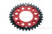 Kettenrad Alu/Stahl 34T hinten rot schwarz f. MSX JC61 JC75 + Monkey 125 JB02 + Dax 125