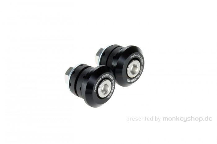 Takegawa Sitzbank Rahmen Kappe Set Aluminium schwarz eloxiert f. Monkey 125