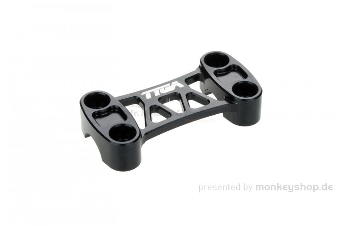 Obere Lenkerklemme Aluminium CNC schwarz eloxiert f. MSX