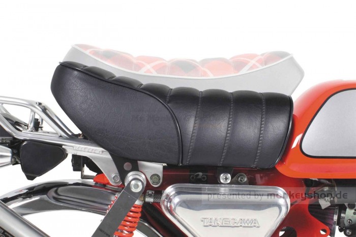 Takegawa Sitzbank Typ Tuck Roll Middle schwarz f. Monkey FI 50