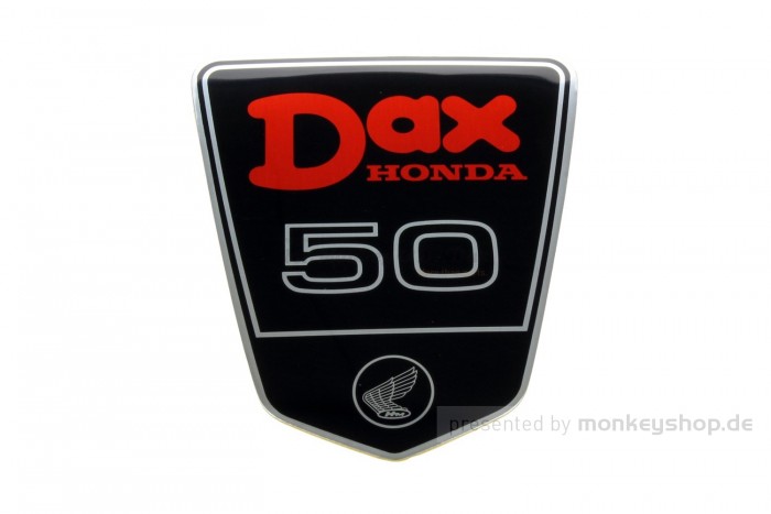 Honda Dax 12V Rahmen Emblem Metall selbstklebend