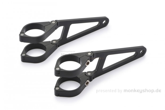 Daytona CNC Alu Scheinwerfer Halterung 35mm lang schwarz