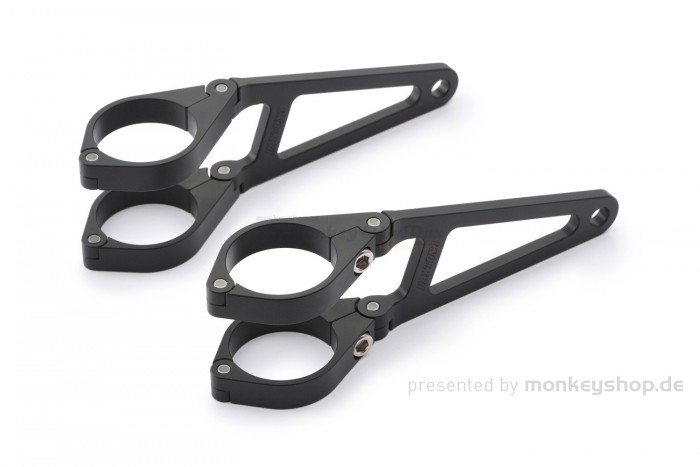 Daytona CNC Alu Scheinwerfer Halterung 41mm lang schwarz