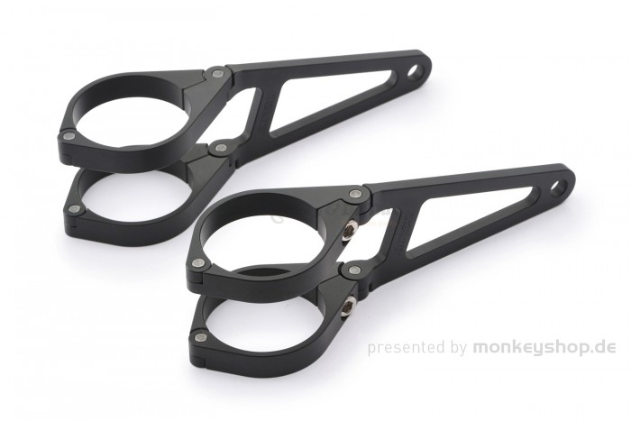 Daytona CNC Alu Scheinwerfer Halterung 49mm lang schwarz