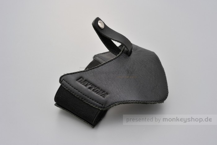 Daytona Stiefelschoner Leder schwarz Small