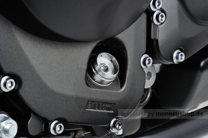 Daytona BULLET Öl Einfüll Deckel M20 x P2.5 Aluminium silber eloxiert