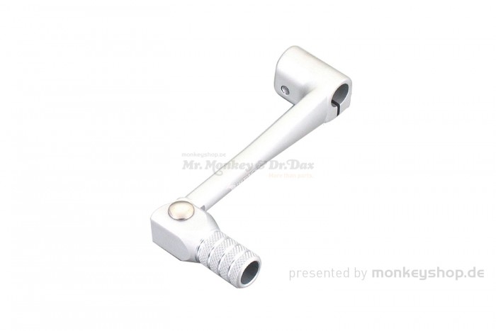 Kitaco Schalthebel Aluminium CNC silber f. Monkey 50 Dax CB50 CY50 XL50