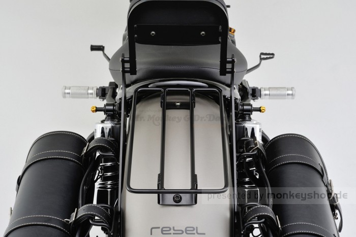 Daytona Carrier Gepäckträger schwarz Rebel 250 500