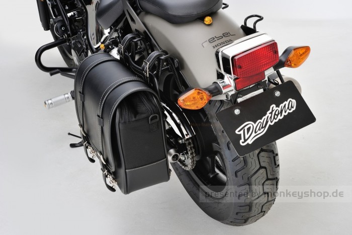 Daytona Taschenhalterung links schwarz f. Rebel 250 500
