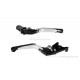 Kupplungs- & Bremshebel Set Aluminium CNC einstellbar silber f. Monkey 125 + MSX