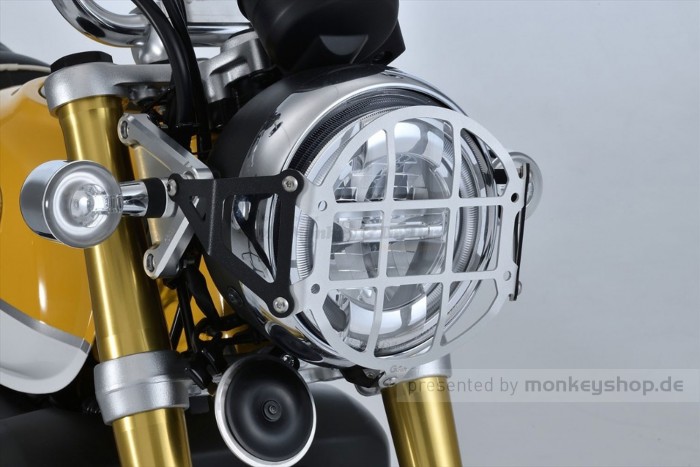 G-Craft Scheinwerfer Gitter Schutz Alu CNC f. Monkey 125
