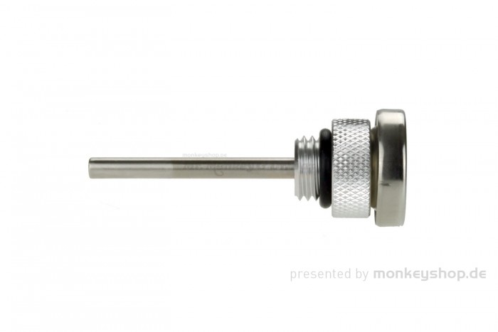 Öltemperatur Anzeige Aluminium silber lang f. MSX
