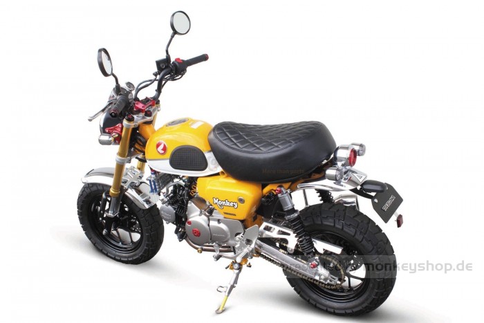 Takegawa Sitzbankbezug DIAMOND gepolstert schwarz f. Monkey 125