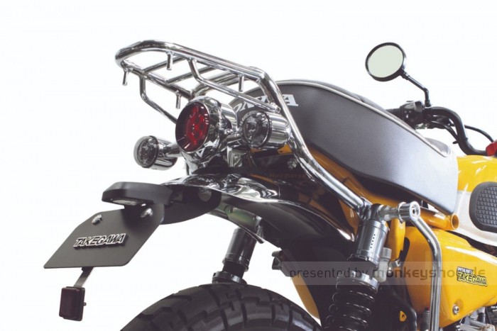 Takegawa Gepäckträger verchromt f. Monkey 125