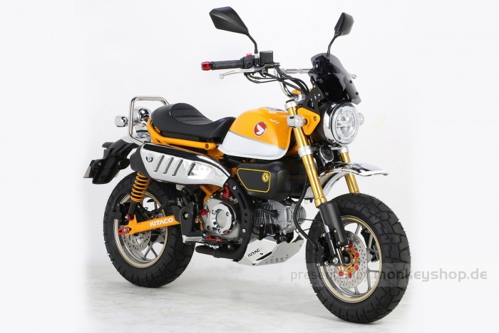 Kitaco Unterfahrschutz Aluminium silber eloxiert f. Monkey 125